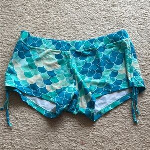 Fused Hawaii Mermaid Scale Swim Shorts